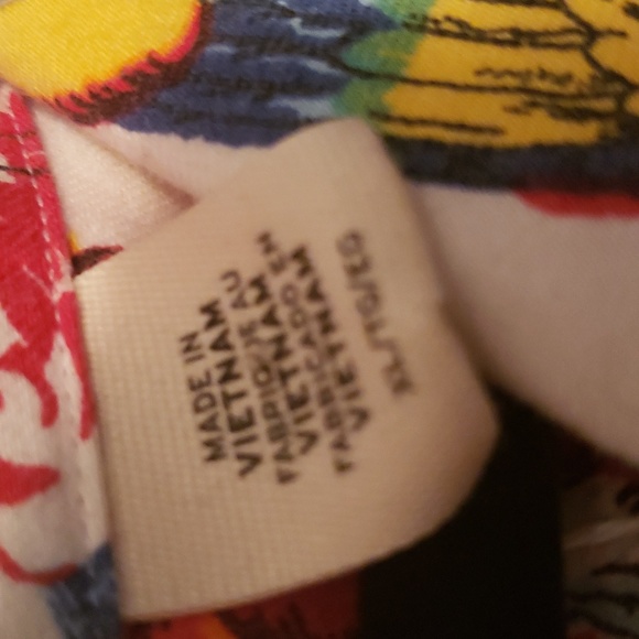 VINTAGE LEVIS PARROT BUTTON TOP men's unisex bird summer shirt retro - Picture 5 of 10